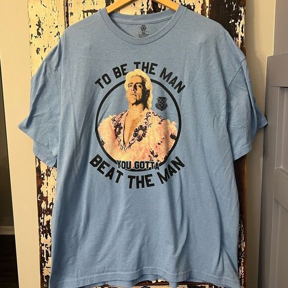 WWE Other - To Be The Man you gotta beat the man. WWE Ric Flair T-shirt. Size XXL